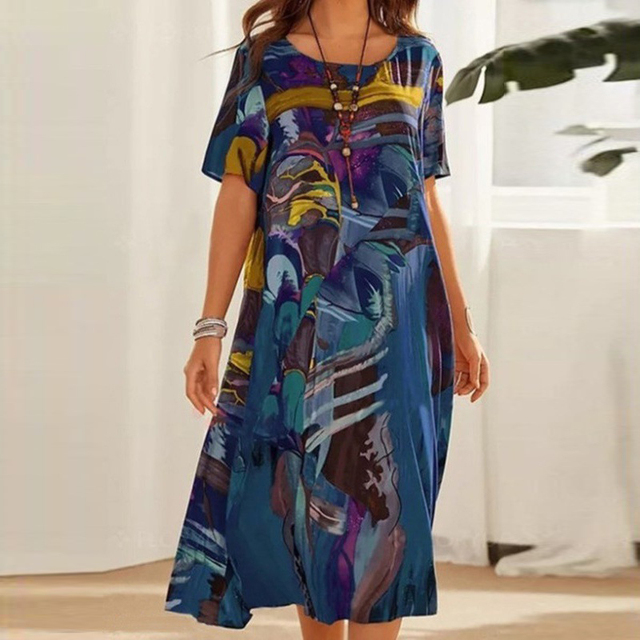 Gianna | Artistic Midi Dress