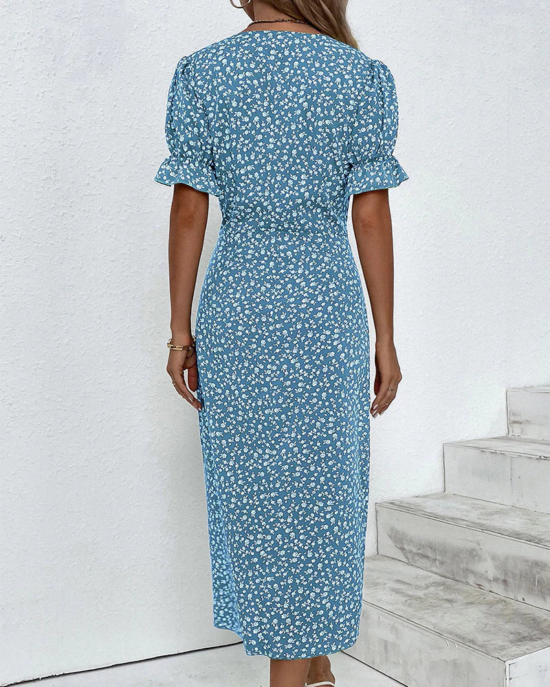Delaney | Wrap Midi Dress
