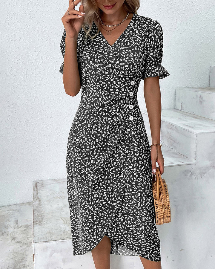 Delaney | Wrap Midi Dress