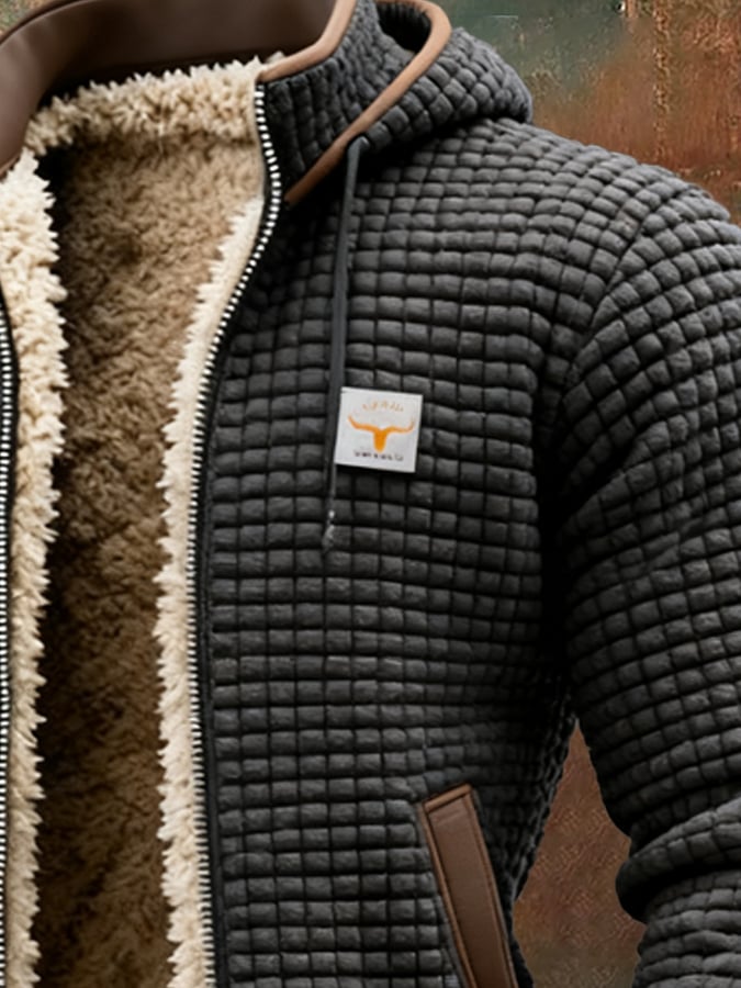 Tymon - Quilted Sherpa-Lined Jacket