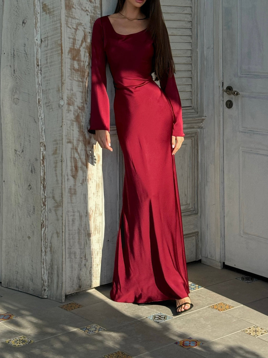 Anika | Long Sleeve Maxi Dress