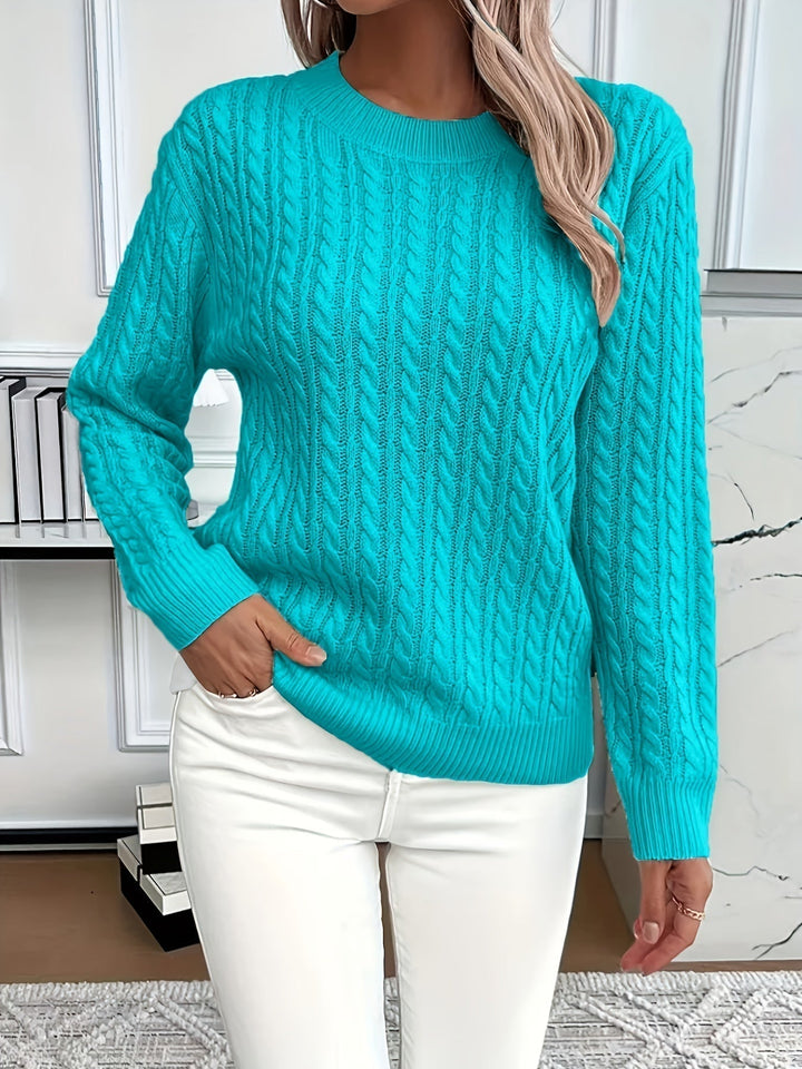 Amelia - Classic Cable Knit Jumper