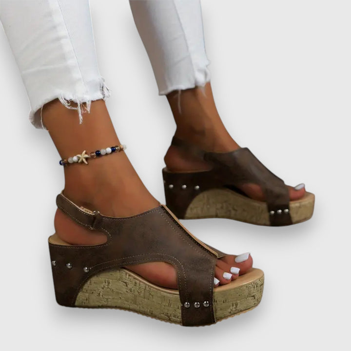 Mia | Retro Platform Sandals
