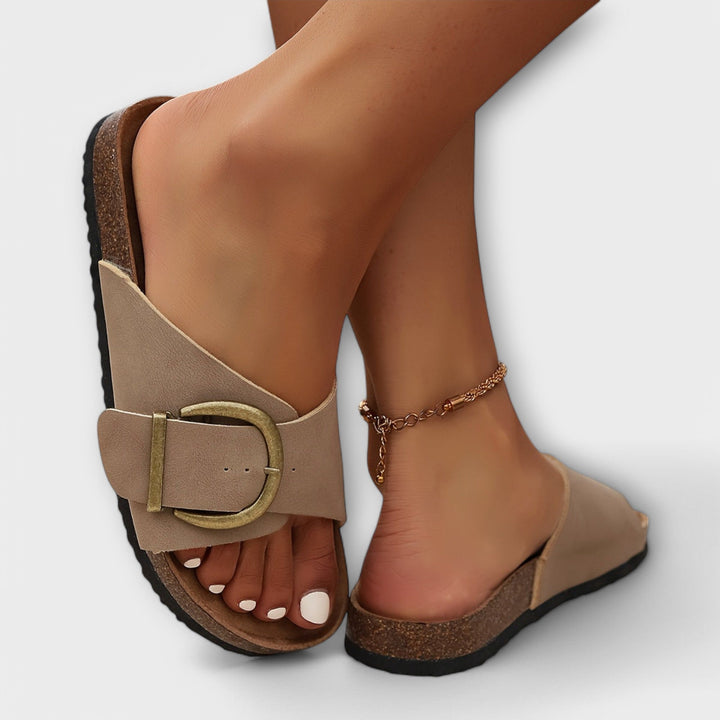 Margie | Cork Slip-On Sandals