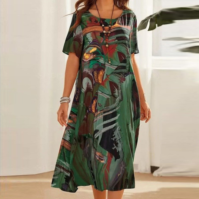 Gianna | Artistic Midi Dress
