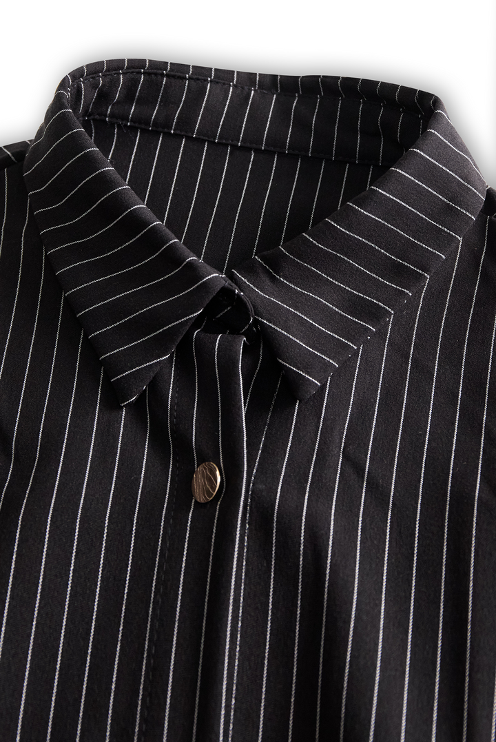Poppy | Pinstripe Shirt Dress