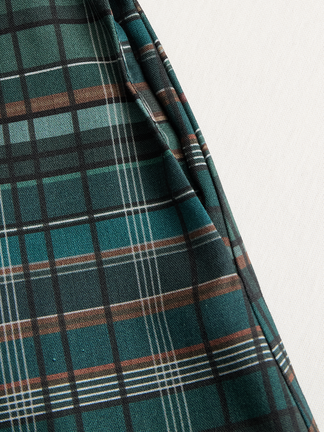 Virela | Plaid Shirt Maxi Dress