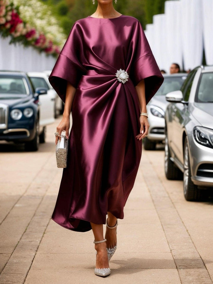 Serelise | Shimmer Satin Maxi Dress