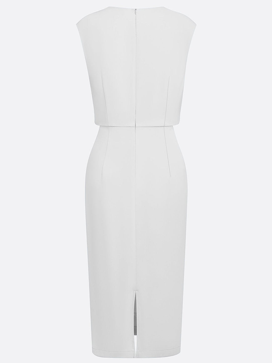 María | Chic Draped Midi Dress