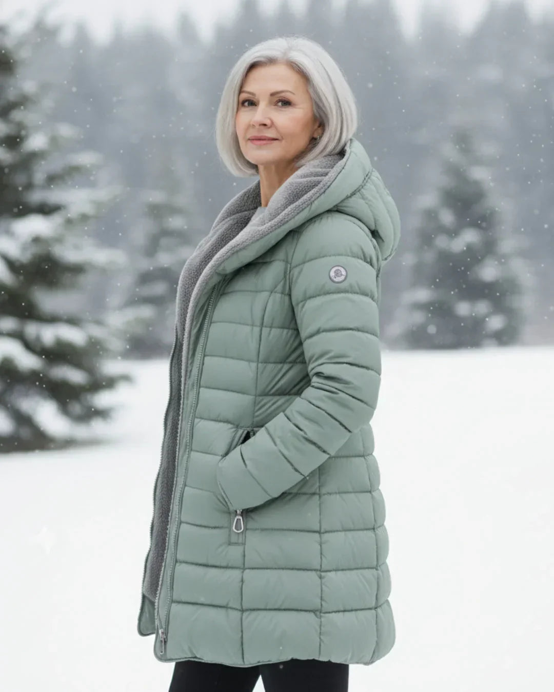 Olivia | Winter jacket with a warm hood