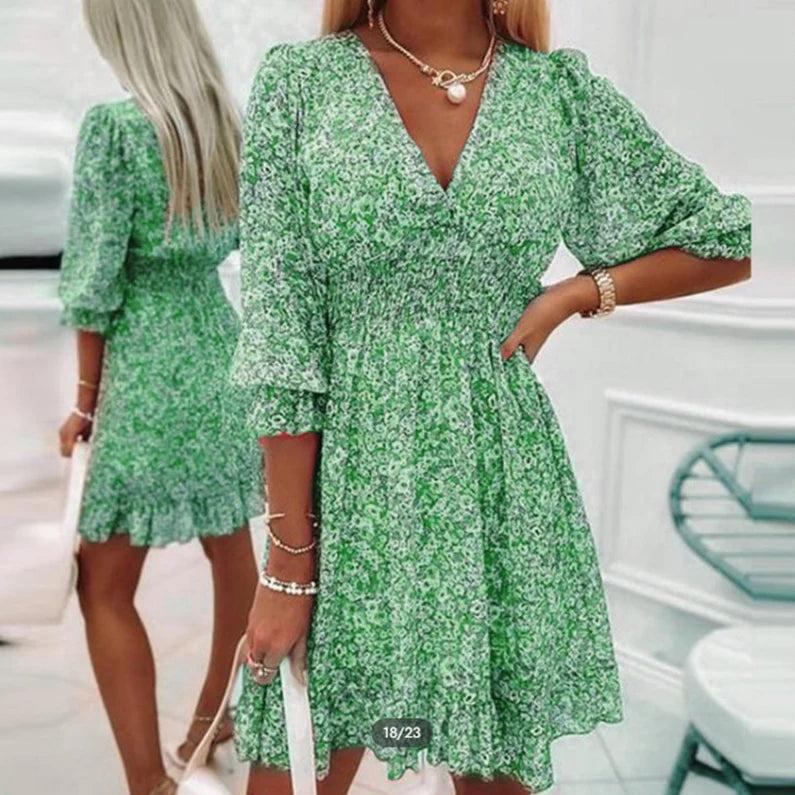 Sunna | Floral Bliss Midi Dress