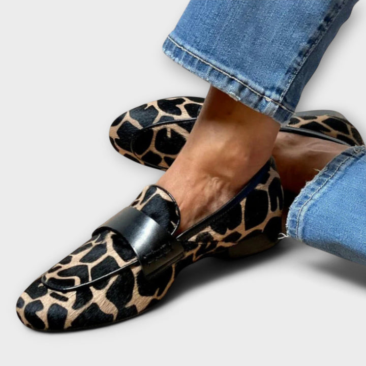 Virella | Statement Leopard Loafers