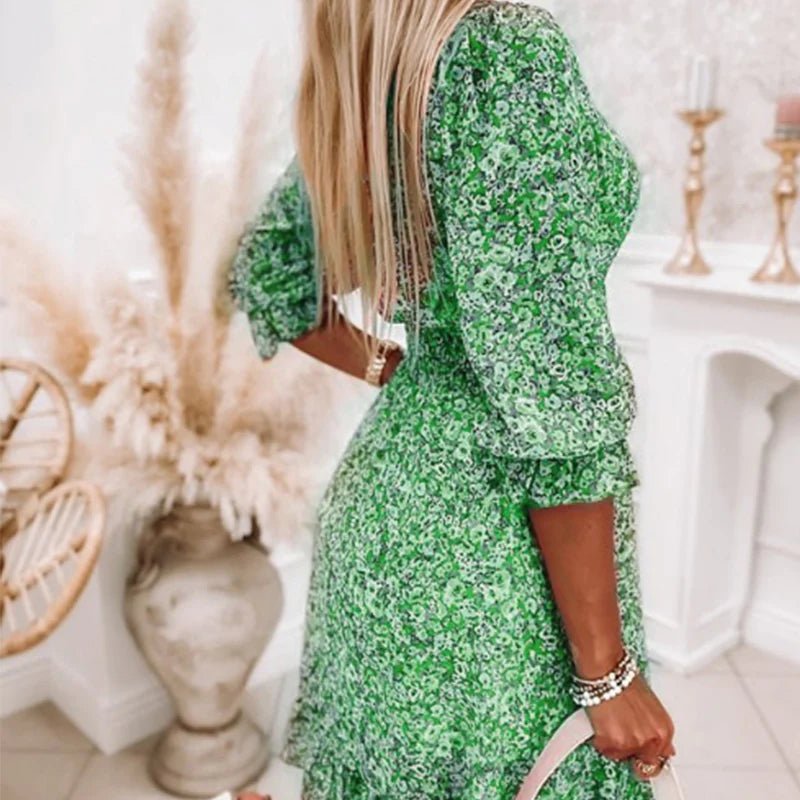 Sunna | Floral Bliss Midi Dress