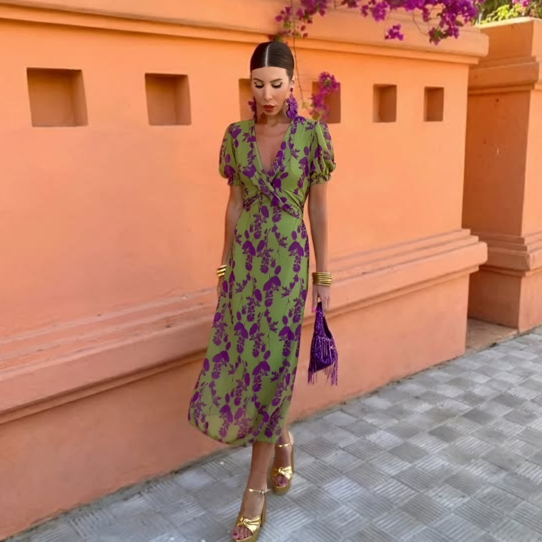 Elowen | Airy Spring Midi Dress