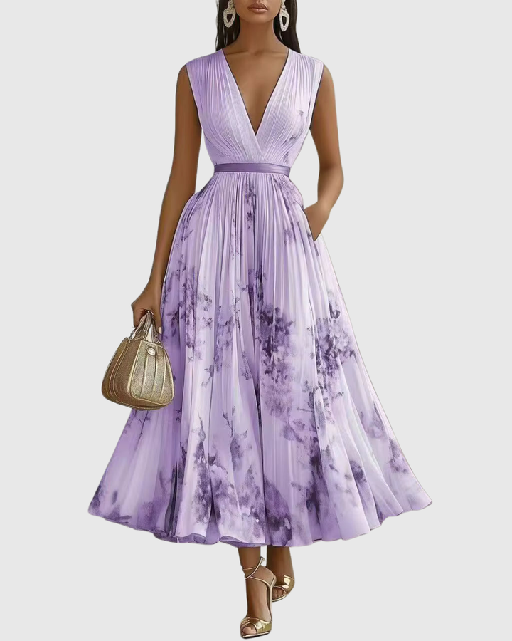 Rowella | Pleated Maxi Dress
