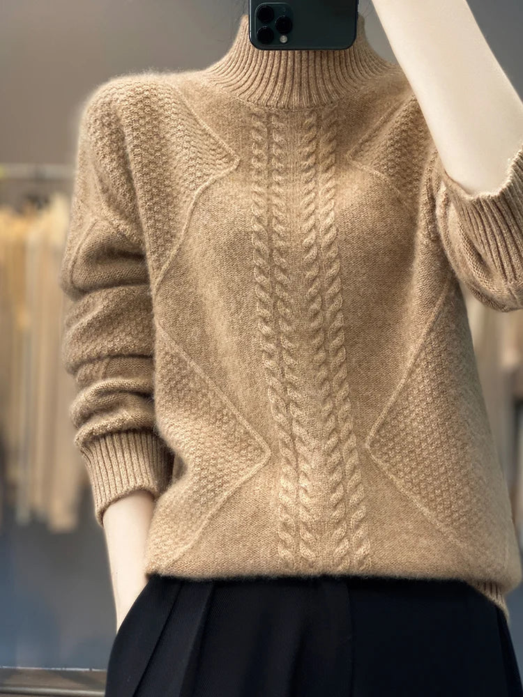 Lana |  Cashmere Turtleneck Sweater