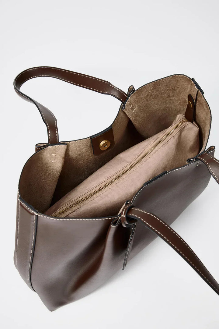 Daphne - Elegant Leather Tote
