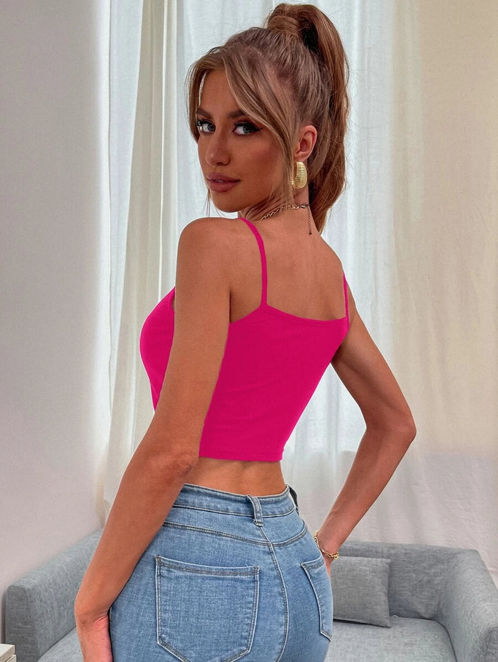Luna | Button Crop Cami