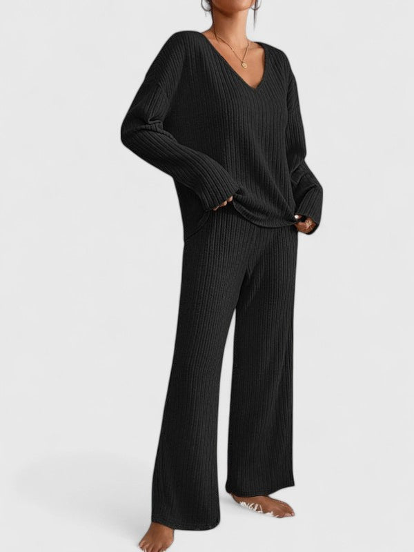 Addison - Ribbed Knit Lounge Set
