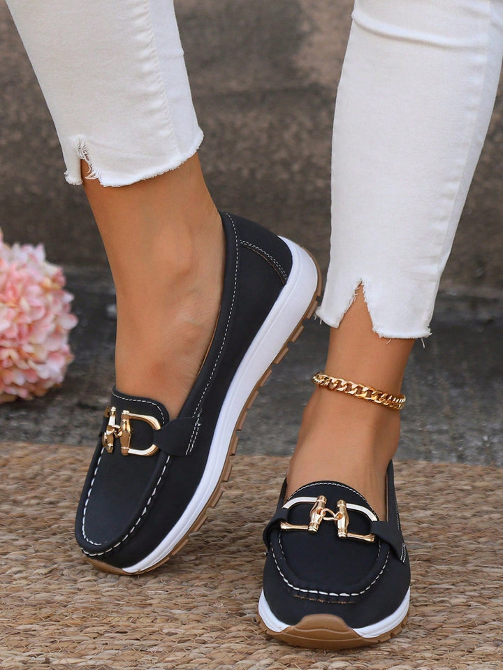 Ellie | Flat Wedge Loafers
