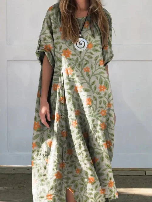 Islay | Linen Blend Luxe Dress