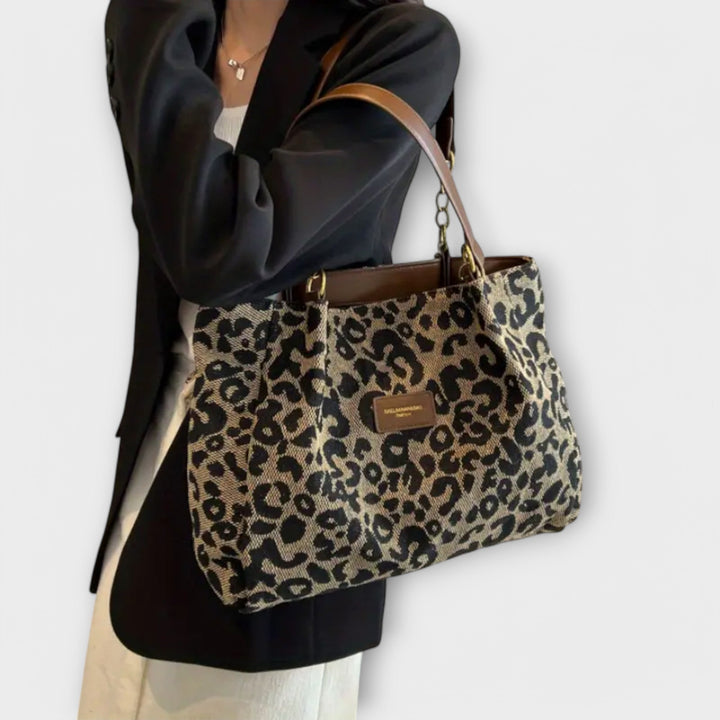 Olivia | Wild Chic Canvas Tote