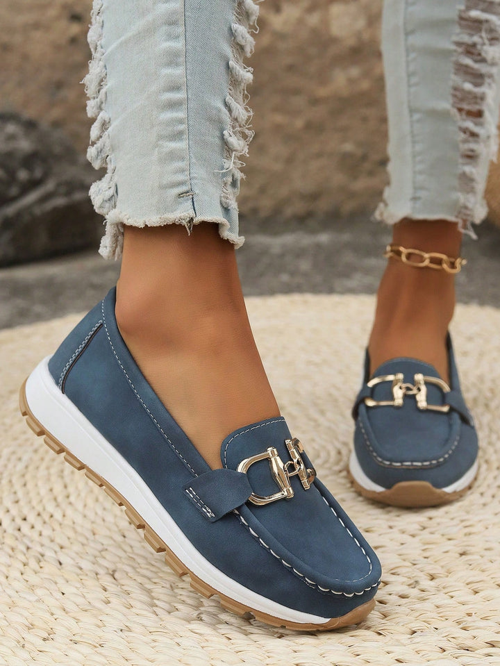 Ellie | Flat Wedge Loafers