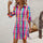 Nisha | Checkered A-Line Mini Dress