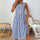 Mielle | Striped Sleeveless Midi Dress