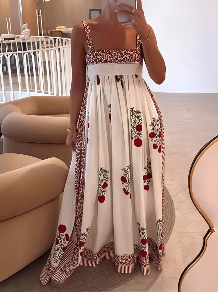 Kate | Chic Square Neck Maxi Dress