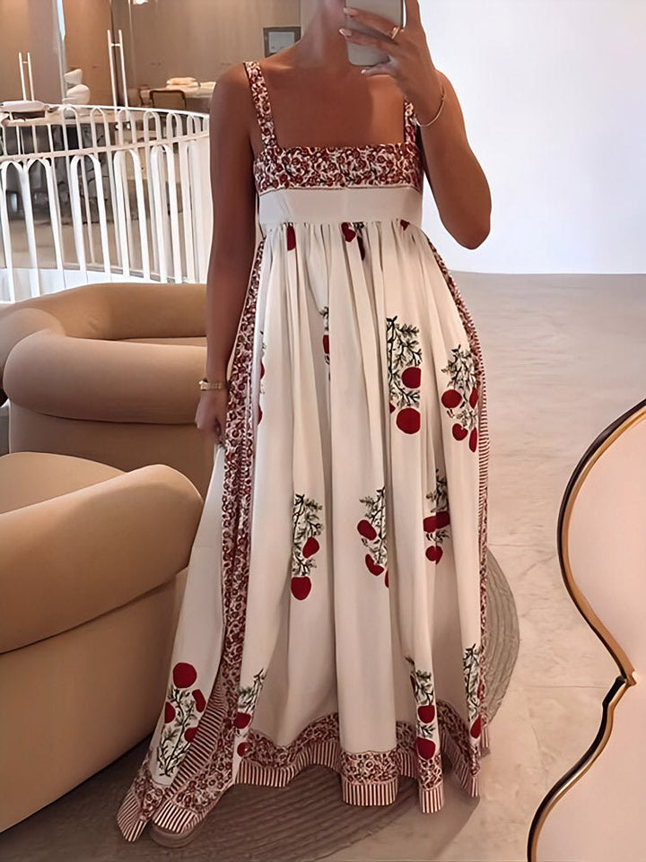 Kate | Chic Square Neck Maxi Dress