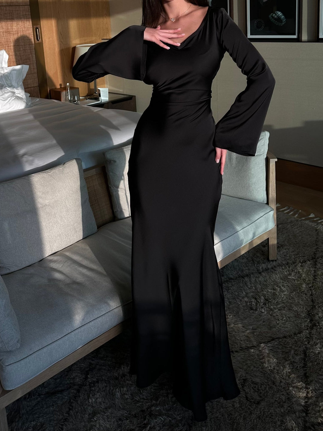 Anika | Long Sleeve Maxi Dress