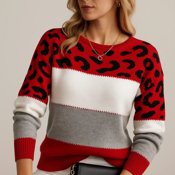Velora | Leopard Luxe Sweater
