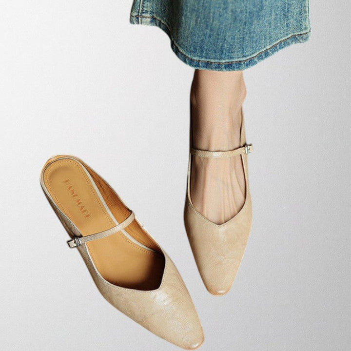 Olivia | Genuine Leather Mules