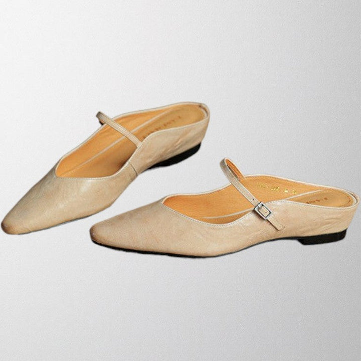 Olivia | Genuine Leather Mules