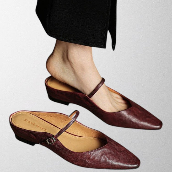 Olivia | Genuine Leather Mules