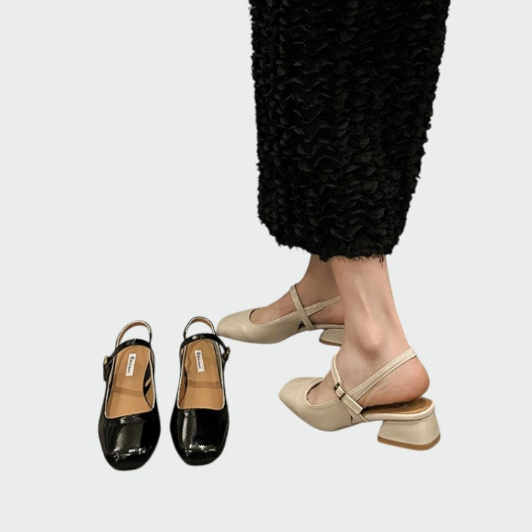 Olivia | Square Toe Mary Jane Shoes