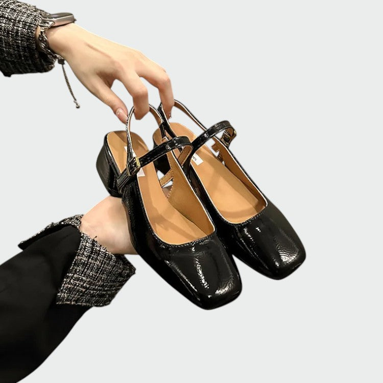 Olivia | Square Toe Mary Jane Shoes
