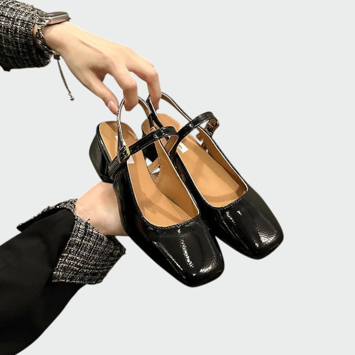 Olivia | Square Toe Mary Jane Shoes