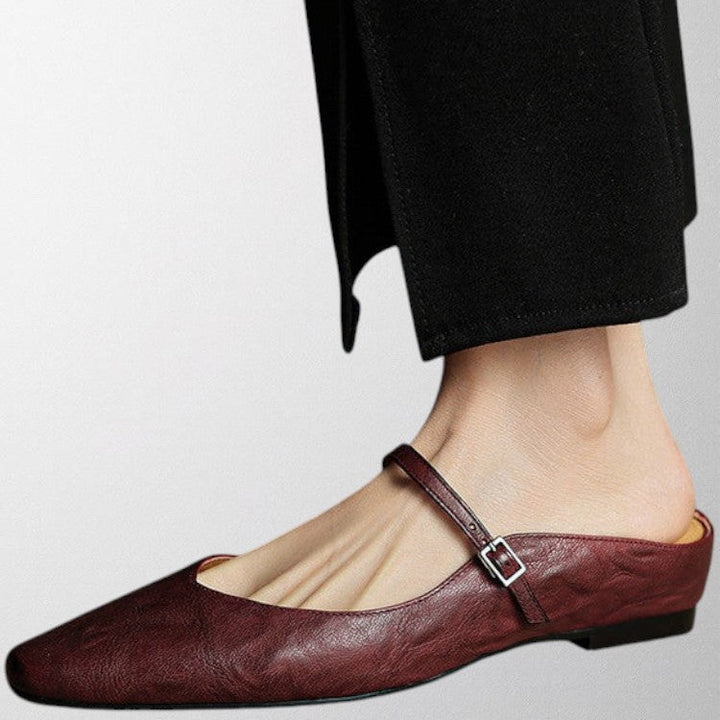 Olivia | Genuine Leather Mules