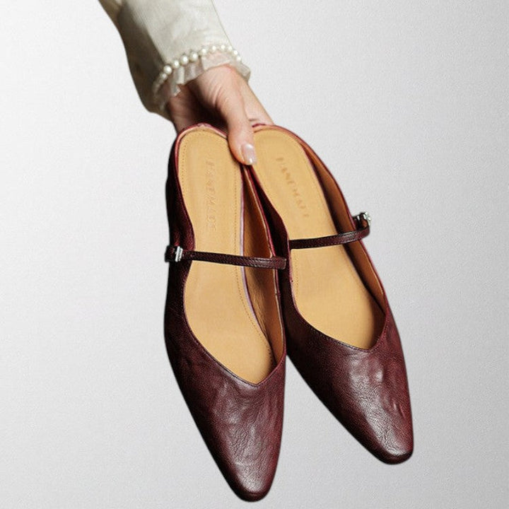 Olivia | Genuine Leather Mules