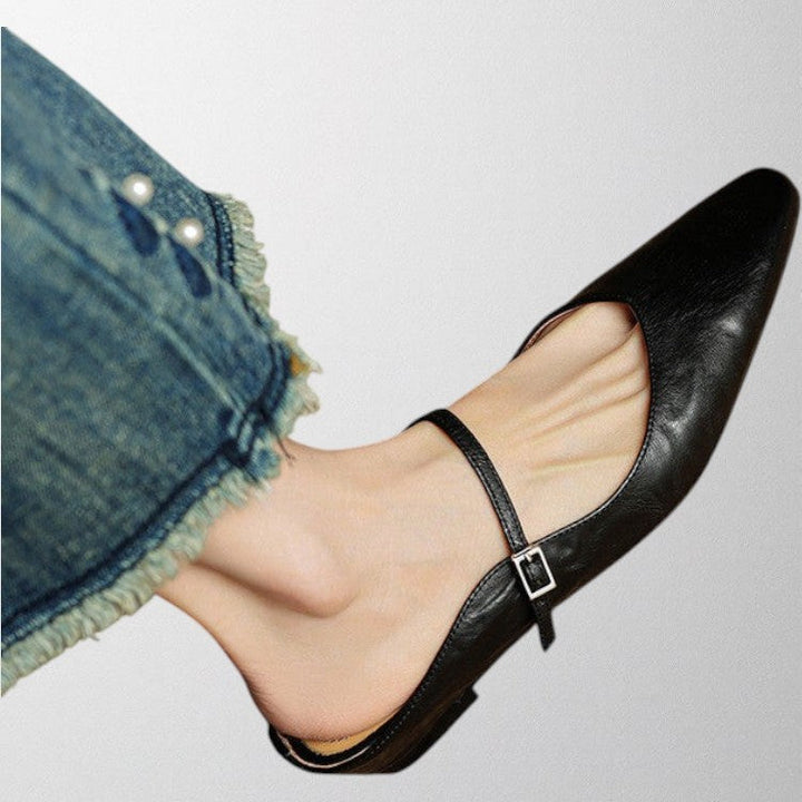 Olivia | Genuine Leather Mules