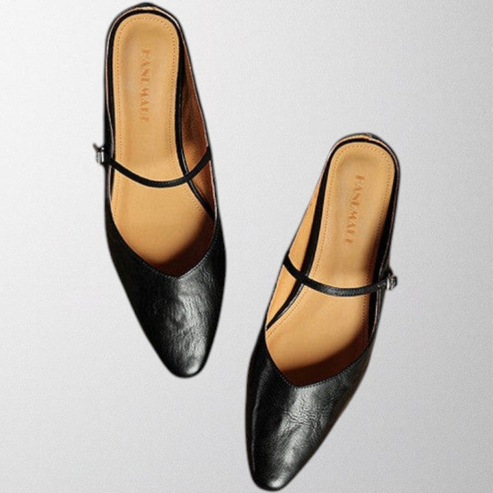 Olivia | Genuine Leather Mules