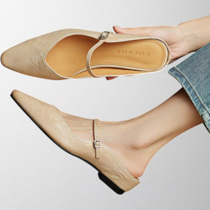 Olivia | Genuine Leather Mules