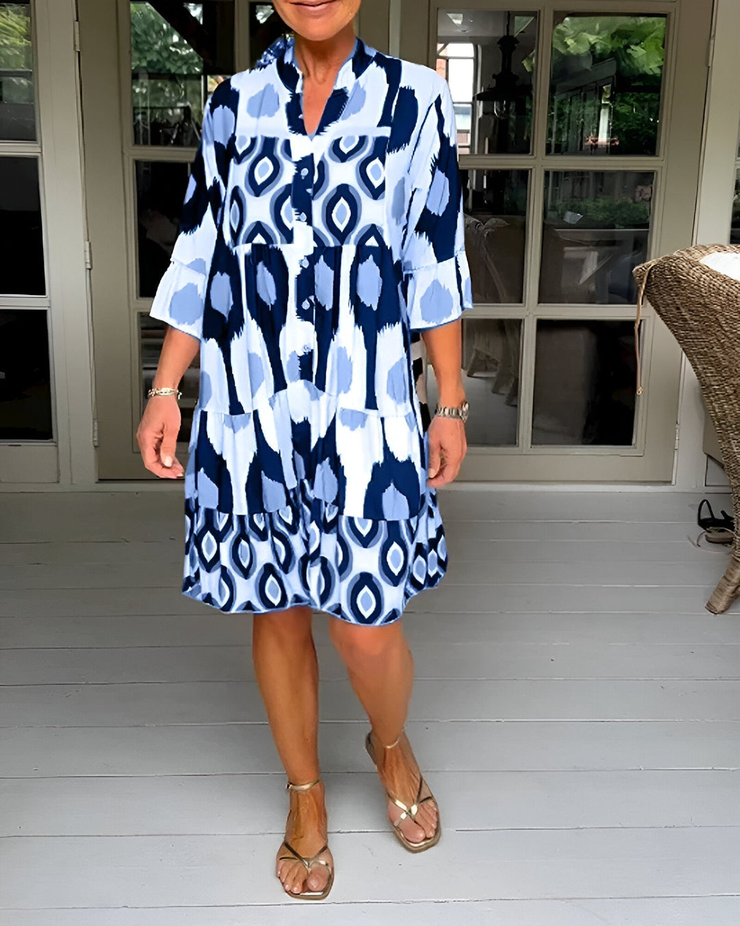 Avenia | Bohemian Tiered Dress