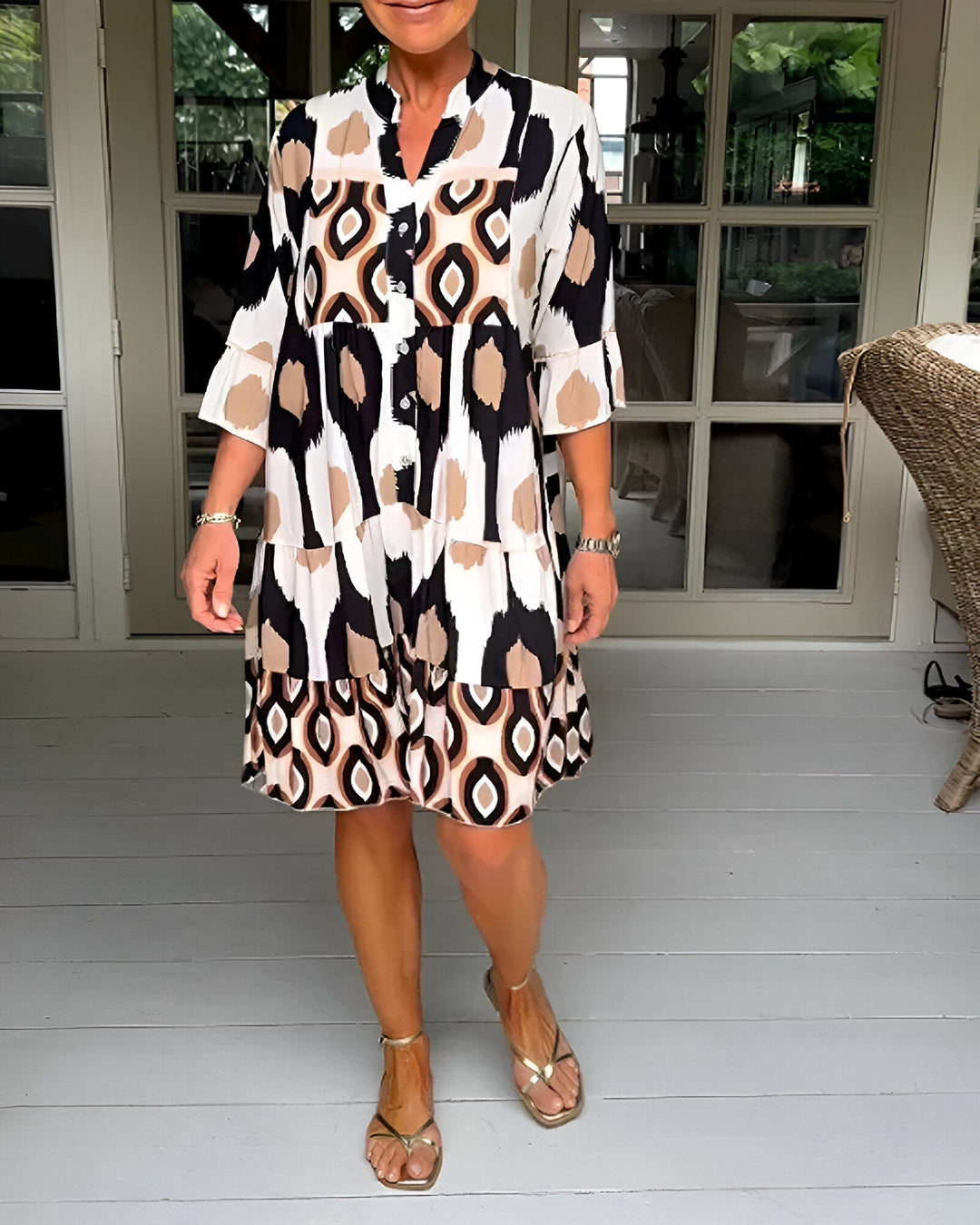 Avenia | Bohemian Tiered Dress