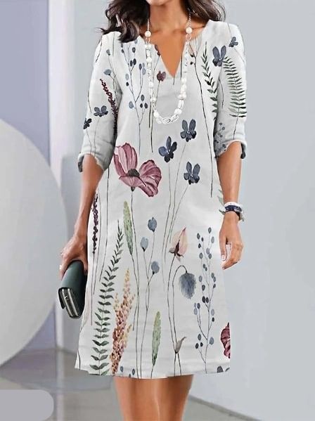 Eleanor | Layered Floral Tunic Dress