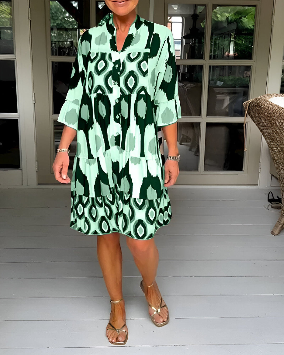 Avenia | Bohemian Tiered Dress