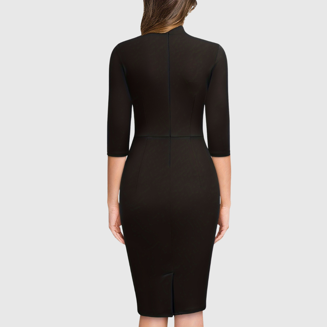 Hariethe | Tie-Neck Sheath Dress