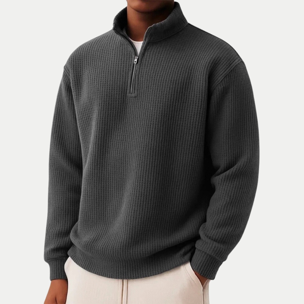 Harrison - Premium Quarter-Zip Sweater